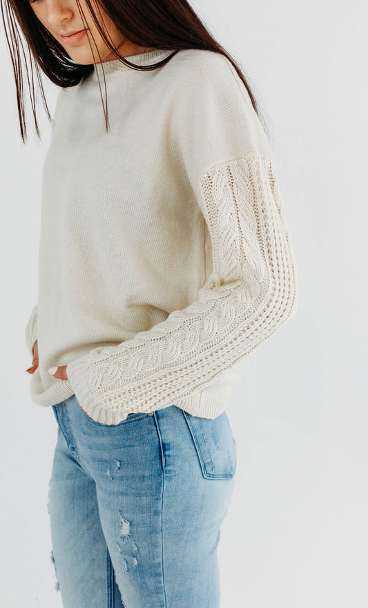 Creamy Cloud Knit Sweater