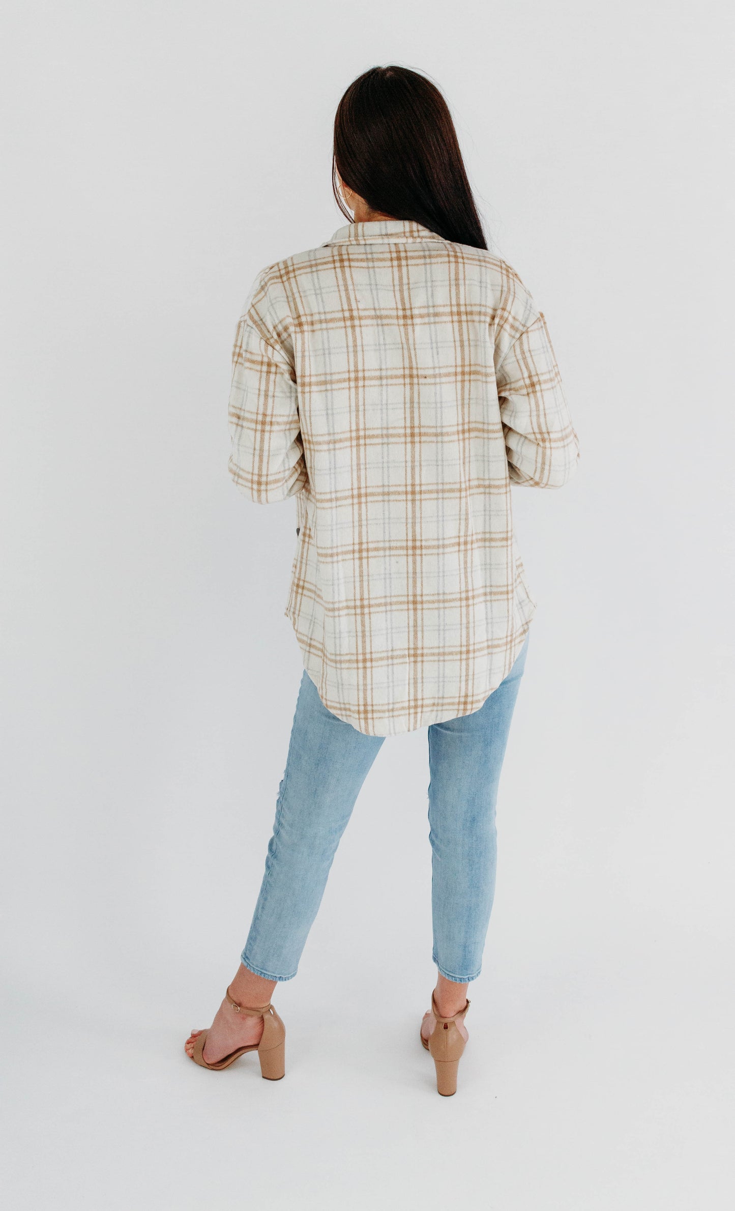 Honey Oak Flannel Shacket