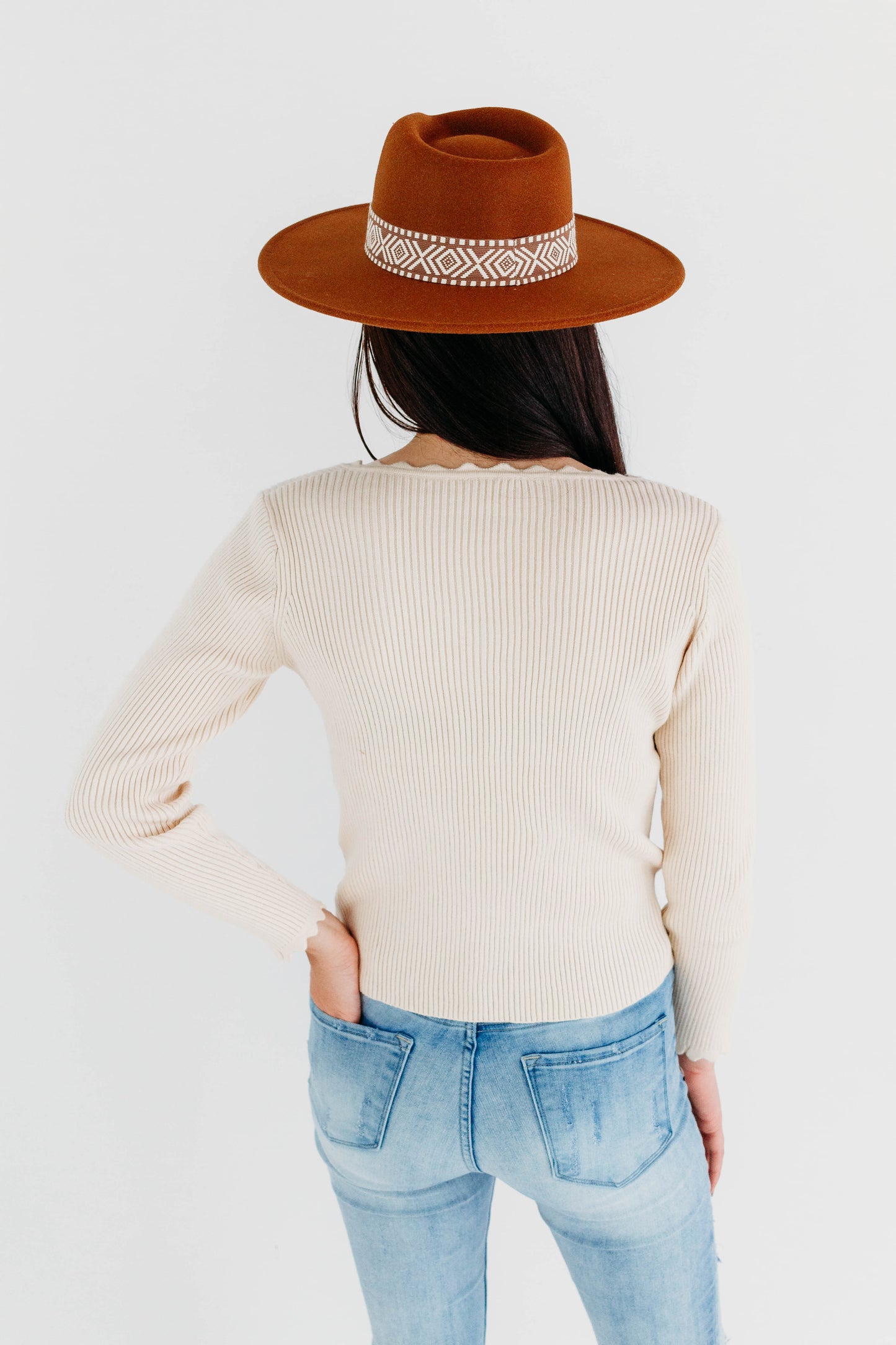 Autumn Harvest Knit Top- Ivory