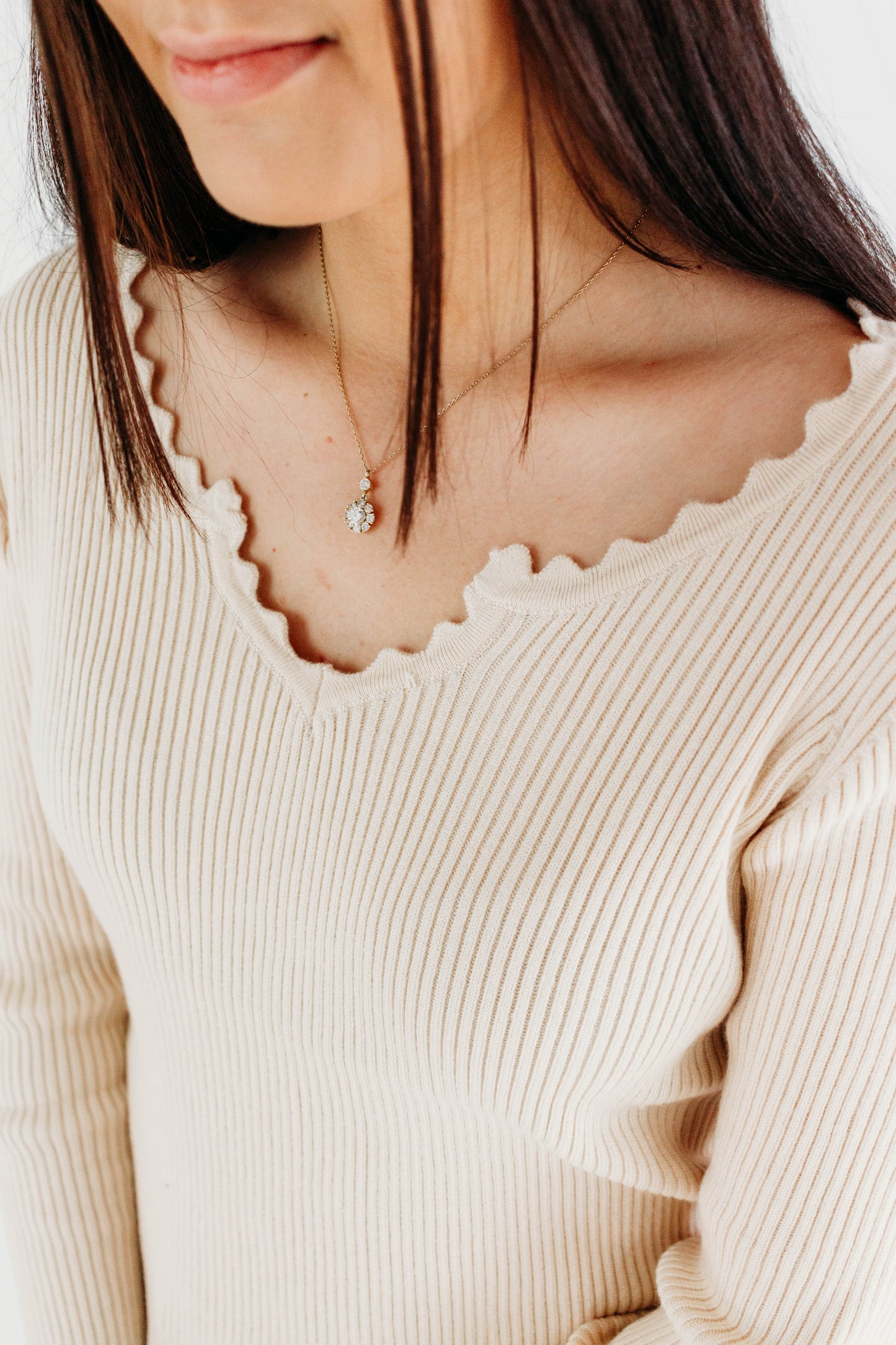 Autumn Harvest Knit Top- Ivory